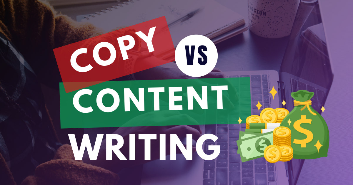 Content writing Vs Copywriting